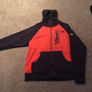 North Face full zip hoodie